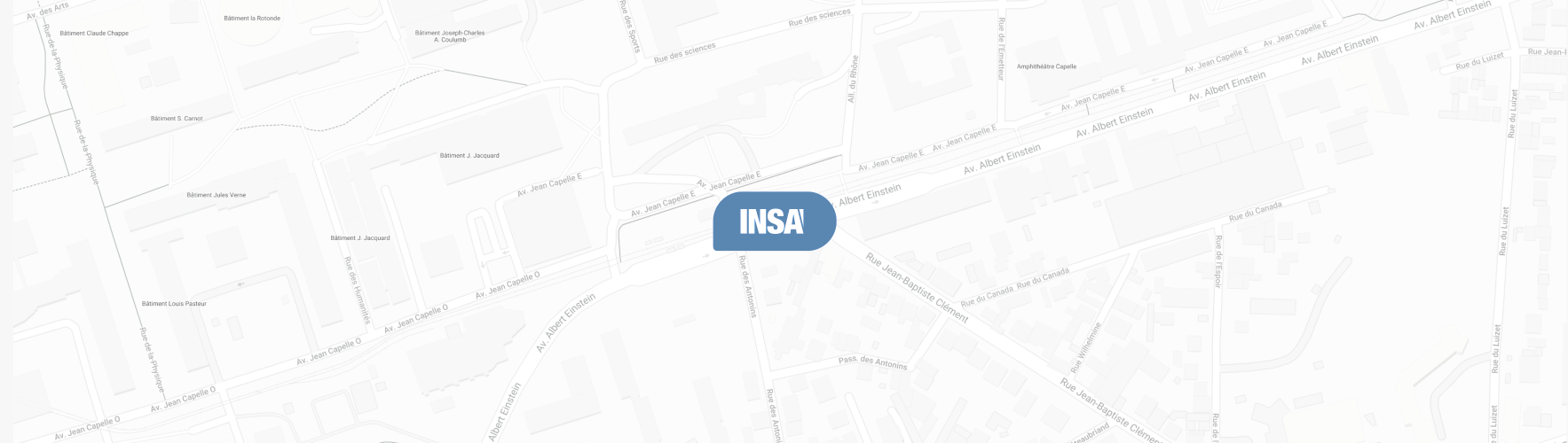 Map INSA Lyon